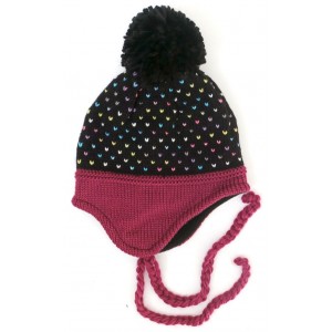 Зимняя детская шапка для девочки Nano F17 TU 274 Black